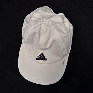 Adidas white lightweight cap